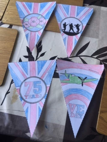 VE_Day_bunting - Badger Class